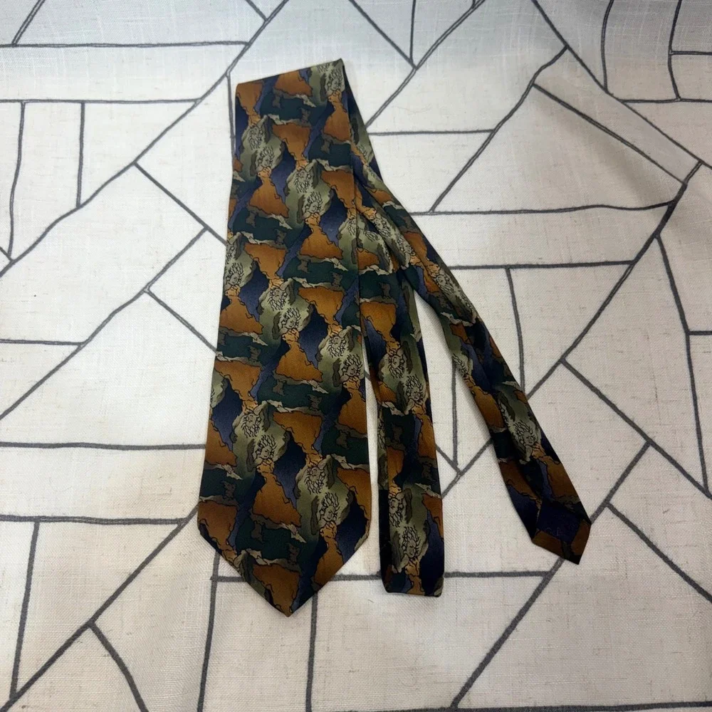 J. Garcia Silk Necktie OS Multicolor Flamenco‎ Dancer Collection Nine Art Tie